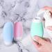 Roseflower 4PCs Silicone Travel Bottles - 60ml Portable Refillable Toiletry Containers for Shampoo & Travel Essentials - Buy Online on GoSupps.com