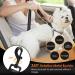 Eyein 2-in-1 Dog Seat Belt | Car Harness & Safety Belt for Pets | Adjustable Reflective Nylon with Anti-Shock Bungee | Vehicle Strap with Latch Bar & Buckle | Black | 1pc - Buy Online on GoSupps.com