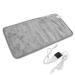 Electrical heating pillows 6 corridors adjustable settings electric soft heating pillows winter heating pillows neck and knee warming pillows for the home office (gray) EU connector 220V gray
