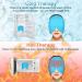 AOOWU Migraine Gel Cap - Reusable Hot and Cold Compress for Migraine Relief - Relieve Tension, Headache, and Eye Pain - Blue - Buy Online on GoSupps.com