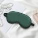 Silk Satin Sleeping Eye Mask - Green Night Blindfold for Women & Men | Soft Breathable Blackout Eyeshade | Perfect Travel & Wedding Bridesmaid Gift - Buy Online on GoSupps.com
