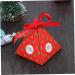 Healeved 30pcs Box Christmas Christmas Cookie Bags Christmas Boxes Candy Box Chocolate South Korea Size 1 Red - Buy Online on GoSupps.com