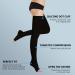 Bella Medical Compression Stockings 20-30 mmHg for Men & Women | Edema Support Thigh Highs with Silicone Band - Black - Buy Online on GoSupps.com