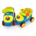 Kids Children's Boys Girls Adjustable Quad Roller Skates Shoes with Safe Lock Mode for Beginners Toddlers Baby Blue