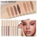 DAGEDA 8 Colors Matte Eyeshadow Set - Creamy, High Pigmented Nude Shadows for Long Lasting, Waterproof Eye Makeup - Lightweight and Velvety Primer (Color D) - Buy Online on GoSupps.com