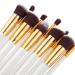 Milopon 10PC Make-Up Brush Set - Foundation Eyeshadow Eyebrow & Facial Brushes - Premium Cosmetic Tools for Women & Girls - International Shipping - Buy Online on GoSupps.com