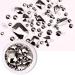 Women Diamond Gems 3D DIY Nail Decoration Crystal Nail Rhinestones Flat Bottom Crystal(02) style2