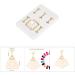 ANKROYU Nail Tip Practice Rack Base Magnetic Nail Tip Practice Rack Base Alloy Rack Nail Practice Rack Nail Art Display Nail Art Tool Set for Art Salon DIY and Practice Nail Art(Beige) - Buy Online on GoSupps.com