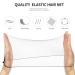 YGDZ 40pcs Black Invisible Hair Nets with Elastic Edge Mesh, 10 Hair Bands & 40 U-Shaped Pins - 50cm - Buy Online on GoSupps.com