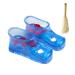 Pedicure Foot Spa Portable Foot Soak Tub Massage Foot Bath Shoes Milk Foot Soaker Pedicure Foot Spa for Feet Stress Relief Safety & Perfect Gift-Large Blue