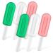 Hoement 6 pieces of ice cream on the stem silicone chewing brackets Kielezeuge for teeth Kielzeitzeit with handle jaw training play stuff silicone cake stuffing braces aligner chicken stuff