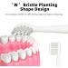 5 Pack Replacement Toothbrush Heads for TAO Clean Electric Toothbrush (White) - Buy Online on GoSupps.com