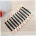 POPETPOP Dual Sided Eyeshadow Brush 50 Pcs Sponge Makeup Applicator Disposable Eye Makeup Applicators Cosmetic Eye Shadow Stick Size 1 Black - Buy Online on GoSupps.com