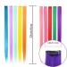 22 PC Colored Hair Extensions - 11 Vibrant Colors & Accessories | Smooth 22-Inch Fashionable Hair - Buy Online on GoSupps.com