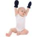 Boyiee 3 Pairs Baby Toddler Winter Mittens | Fleece Warm Mittens for Baby Boy Girl 6-18 Months - Black Navy Blue Grey - Buy Online on GoSupps.com