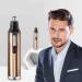 KouRy Nose Hair Trimmer for Men & Women - Portable Painless Ear & Eyebrow Clipper IPX7 Waterproof Dual Edge Blades - Buy Online on GoSupps.com