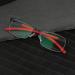 Buy Zukky Semi-Frame Photo Linen Reading Glasses - Black & Red Metal Frame - 3.75x Readers for Comfortable Vision - International Shipping Available - Buy Online on GoSupps.com