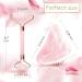 MJartoria Rose Quartz Jade Roller & Gua Sha Tools Set - Facial Beauty Massager for Wrinkles Fine Lines & Skin Care | International Shipping Available - Buy Online on GoSupps.com