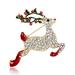 Pin Jewelry Gifts for Women Cute Inlaid Rhinestone Christmas Brooches for Women Creative Colorful Boots Snowman Pins Party Accessories Sweater Jewelry Brooches & Pins