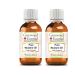 Greenwood essential natural mustard oil (Brassica juncea) Natural therapeutic quality cold -pressed (Pack of Two) 100ml X 2 (6.76 oz)