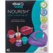 Vital Baby Nourish Start Weaning Kit - 9 Piece Set for Baby Led Weaning - Spoons Pots Bowl Cup & Bib - BPA Free - Bright Colours - Buy Online on GoSupps.com