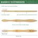 Miresico Bamboo Toothbrushes (10 Pack) - BPA Free, Eco-Friendly, Biodegradable Charcoal Toothbrushes - Buy Online on GoSupps.com