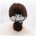 Housoutil Hair Comb for Bride Pearl Headpiece Pearl Hair Comb Wedding Hair Clip Bride Hair Clip Flower Bride Comb Pearl Hair Pin Flower Hair Comb Tiara Vintage Hair up Dinner Party - Buy Online on GoSupps.com