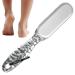 Shurzzesj Foot File Callus Remover 2-in-1 Multi Purpose Callus Remover | Foot Rasp for Cracked Heel Reduces Calluses & Corns Foot File for Foot Care Wet/Dry Feet Transparent Gray