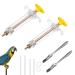 Bird Feeding Syringe Set Baby Birds Syringe Feeder Parrot Feeding Syringe Tube Measuring Syringe Budgie Pet Hand Rearing Feeding Syringes Baby Birds Feeding Syringe Used for Feeding Milk Medicine