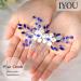 IYOU Flower Wedding Hair Comb Blue Crystal Bridal Hair Accessories Baroque Prom Bride Hair Pieces for Women - Buy Online on GoSupps.com