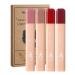 Matte Lip Gloss Set Waterproof Non-stick Cup Lip Glaze Brighten Velvet Lipstick 4PC (Set B) Set 0 Fl Oz (Pack of 300)