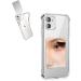 Magati Handpiegel - Double-Sided Ultra-Thin Compact Plastic Cosmetic Mirror for Wallets & Bags | 8x4.5cm | 1 Piece - Buy Online on GoSupps.com