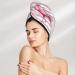 Flamingo Microfiber Hair Towel | Soft Super Absorbent Quick Dry Hair Wrap for Long Curly & Thick Hair - Buy Online on GoSupps.com