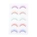 POPETPOP 5 Pairs Colored False Eyelashes Natural Eyelashes Cosmetiquera Faux Eyelashes Curly Eyelashes Makeup Eyelashes Eyelash Clusters Luxury Decorate Girl Artificial Fiber