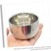 Minkissy 3-Pack Stainless Steel Razor Shells for Shaving Brush & Soap - Durable Metal Shaving Cups (7.3x5cm) - Ideal for Men's Grooming - Buy Online on GoSupps.com
