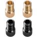 Buy 4-Pack Bicycle Valve Adapters - Copper & Black Schrader Valve Adapters with Sealing Ring for All Bicycles - International Shipping Available - Buy Online on GoSupps.com
