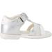Geox Girl's B Verred B Sandals - 9 UK - Lt Grey White | Comfy and Stylish Footwear - Buy Online on GoSupps.com