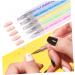 Housoutil 1 Set Nail Pen Nail Gel Para U as Nail Molding Gel Nail Building Gel Nail Tool Nail Accessories Household Dotting Tools Professional Dotting Tools Fan Pen Drilling Abs - Buy Online on GoSupps.com