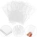 60pcs Transparent Silicone Ear Stickers | Cosmetic Ear Patch Makeup Tape | Invisible Earring Support for Women Men | 3.7x1.6cm - Buy Online on GoSupps.com