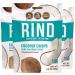 RIND Snacks Unsweetened Coconut Crisps, Keto Friendly, Paleo, Skin On Dried Fruit Chips, High Fiber, 3.5oz Pack of 3 3.5 Ounce (Pack of 3)