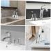 Healeeved 2-Piece Shaver Holder - Stylish Desktop Razor Rack & Shaving Brush Organizer - Buy Online on GoSupps.com