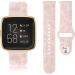 Vancle Silicone Bracelet for Fitbit Versa 2/Versa/Versa Lite/Versa SE - Stylish Pink Sports Replacement for Women - Buy Online on GoSupps.com