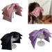 hgnxa Balletcore w Princess Large Side Clip Hair Clip Princess Girl Ribbon w Oversized w Barrettes for Girl Purple - Buy Online on GoSupps.com