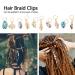 Nikou Hair Zoprings - Multi-Purpose Dreadlocks Jewelry | 13-Piece Shell Hair Accessories for Women & Girls - Easy DIY Dreadlocks Rings - Buy Online on GoSupps.com