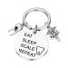 Pliti dentist gift dental hygienist key ring gift gift new dentist gift dentist gift eat sleep scale ky medium