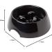 Rosewood Anti scoff Slow Feeder Melamine Dog Bowl Black large - Buy Online on GoSupps.com