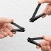 Intirilife Nail Clipper Set 3 Pieces for Fingernails and toenails Made of Stainless Steel in Black - Nail Care Tool Manicure Pedicure Nail Nipper Nail Cutter Clipper (Curved/Bevelled Blade) - Buy Online on GoSupps.com