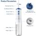 Portable Cordless Water Flosser by Megainvo - 4 Modes, Rechargeable & Waterproof Dental Oral Irrigator for Home & Travel - Blue - Buy Online on GoSupps.com