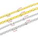 33FT Gold/Silver Twisted Cable Chains Stainless Steel Necklace Jewelry Chains Extender Link Bulk (2.0mm Width) - Ideal for Jewelry Making - Buy Online on GoSupps.com