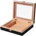Cigar Box Cedar Wood Display Windows Cigar Humidor Mini Portable Piano with Display Box Cigar Humidor Decorative Box - Buy Online on GoSupps.com